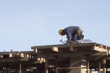 rooftop worker
