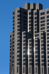 Fototapeta na wymiar top of skyscraper
