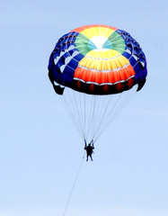 colourful parachute