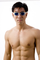 asian swimmer