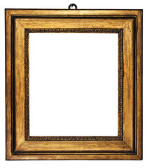 picture frame cubic gold (path included)