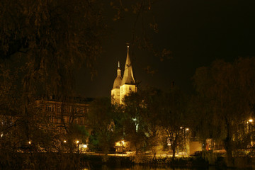altenburg  - rote spitzen bei nacht