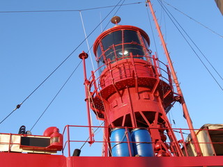 leuchtturm auf einem feuerschiff
