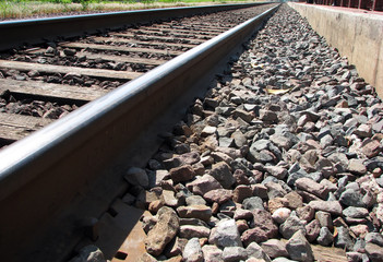 Fototapeta premium train track