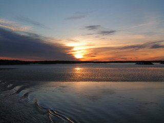 Obraz na płótnie Canvas baltic sunset 2