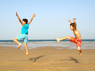 boys jumping