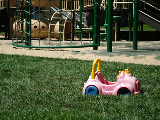 toy car on playground