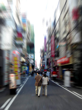 Couple Dans Tokyo