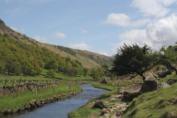 Obraz premium river in the lake district,uk