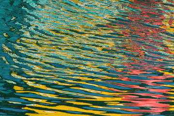 reflections in the water