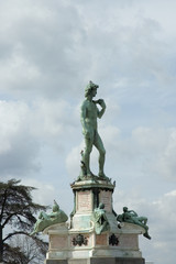 Fototapeta premium david replaca side view from michelangelo