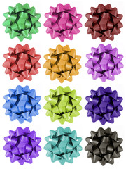 gift bows - 12 colours