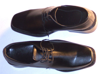 black shoes