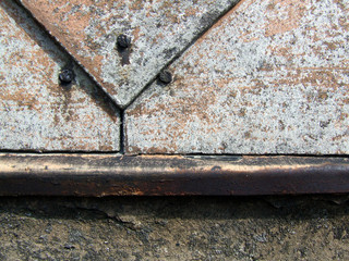 old construction industrial detail
