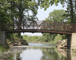 bridge in forest park