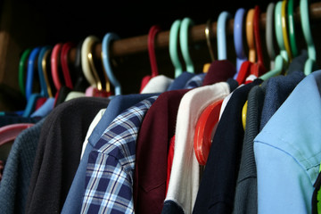 a guy's wardrobe