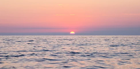 Cercles muraux Mer / coucher de soleil spectacular sea sunset
