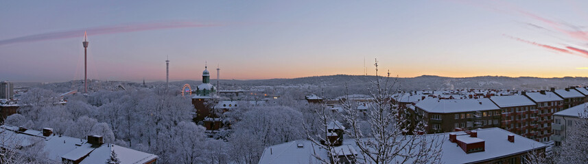 Obraz premium winter morning