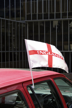 England Car Flag