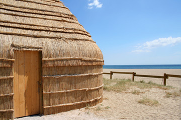 cabane de pêcheur.