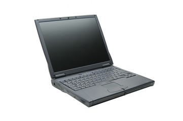 isolated laptop