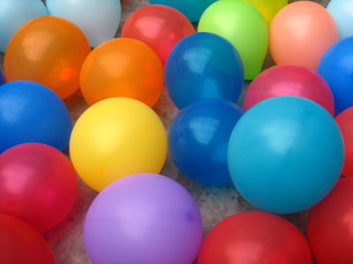 Fototapeta na wymiar inflatable balls 3