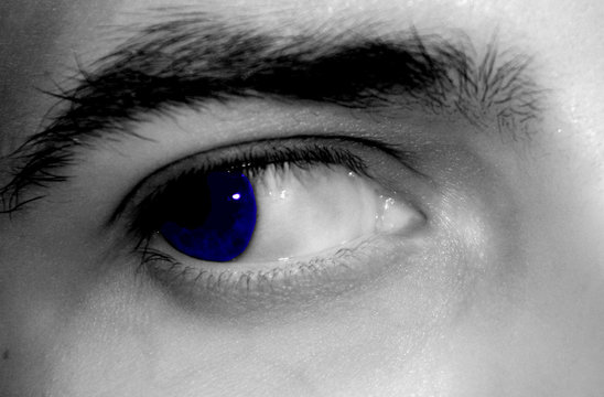 oeil bleu / blue eye