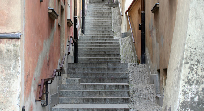 old town stairs