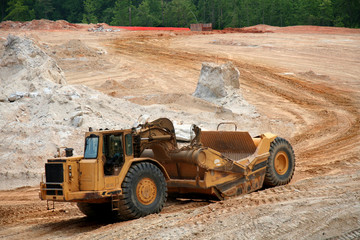earth moving construction vehicle