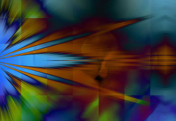 Obraz na płótnie Canvas colorful rays of light background