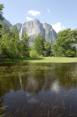 yosemite valley reflection 2