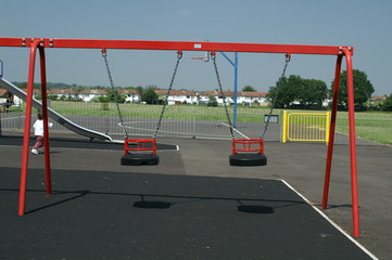 red swings