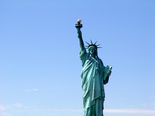Fototapeta premium freiheitsstatue frontal