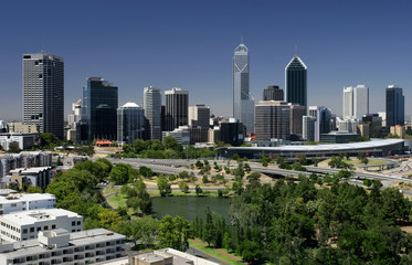 Fototapeta na wymiar Perth miasta