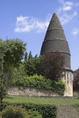 church tower in sarlat, france