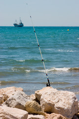 beach fishing