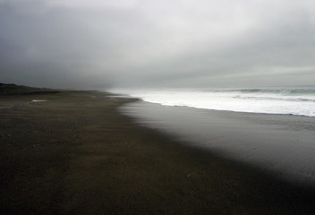 dark beach