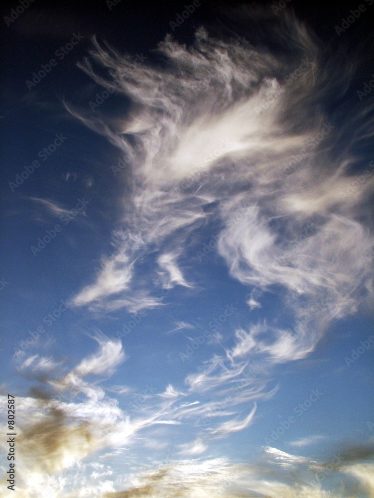 Wall mural whispy cloud