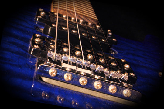 electric guitar close-up