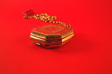 a watch with a chain