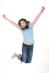 young girl jumping 1
