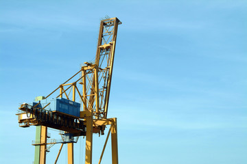 crane in harbor
