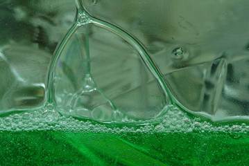 bubbles in green