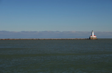 light house on the lake