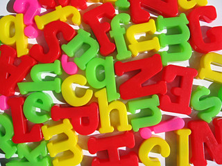 Fototapeta premium plastic letters