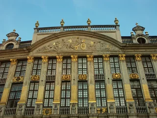 Crédence de cuisine en verre imprimé Bruxelles architecture sur la grand-place à bruxelles