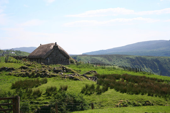 thatch cottage, isle of skye, scotland