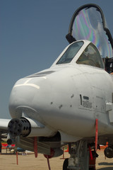 Fototapeta na wymiar guziec - a-10 Thunderbolt II atak jet