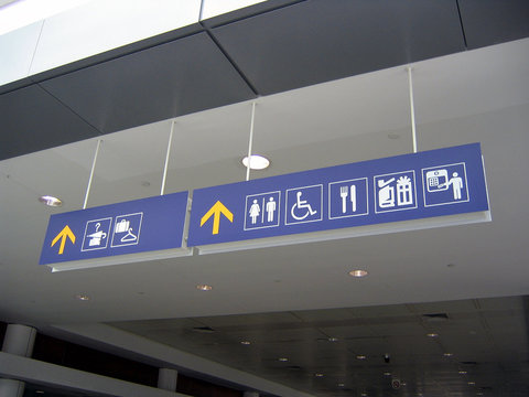 airport signs