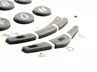 phone keypad closeup